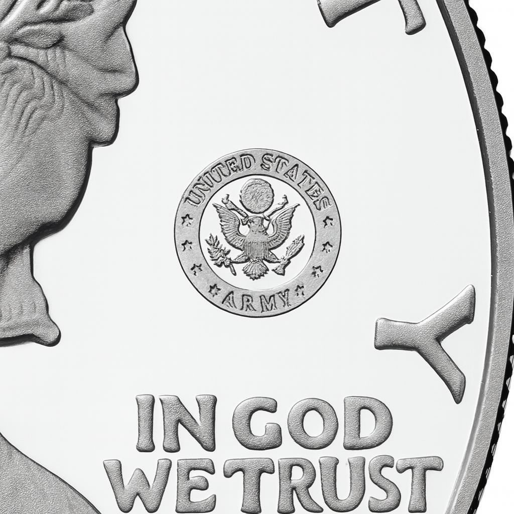 2025-W Silver Eagle 250th Anniversary U.S. Army Privy AR NGC PF70 UCAM Harrigal - Image 2