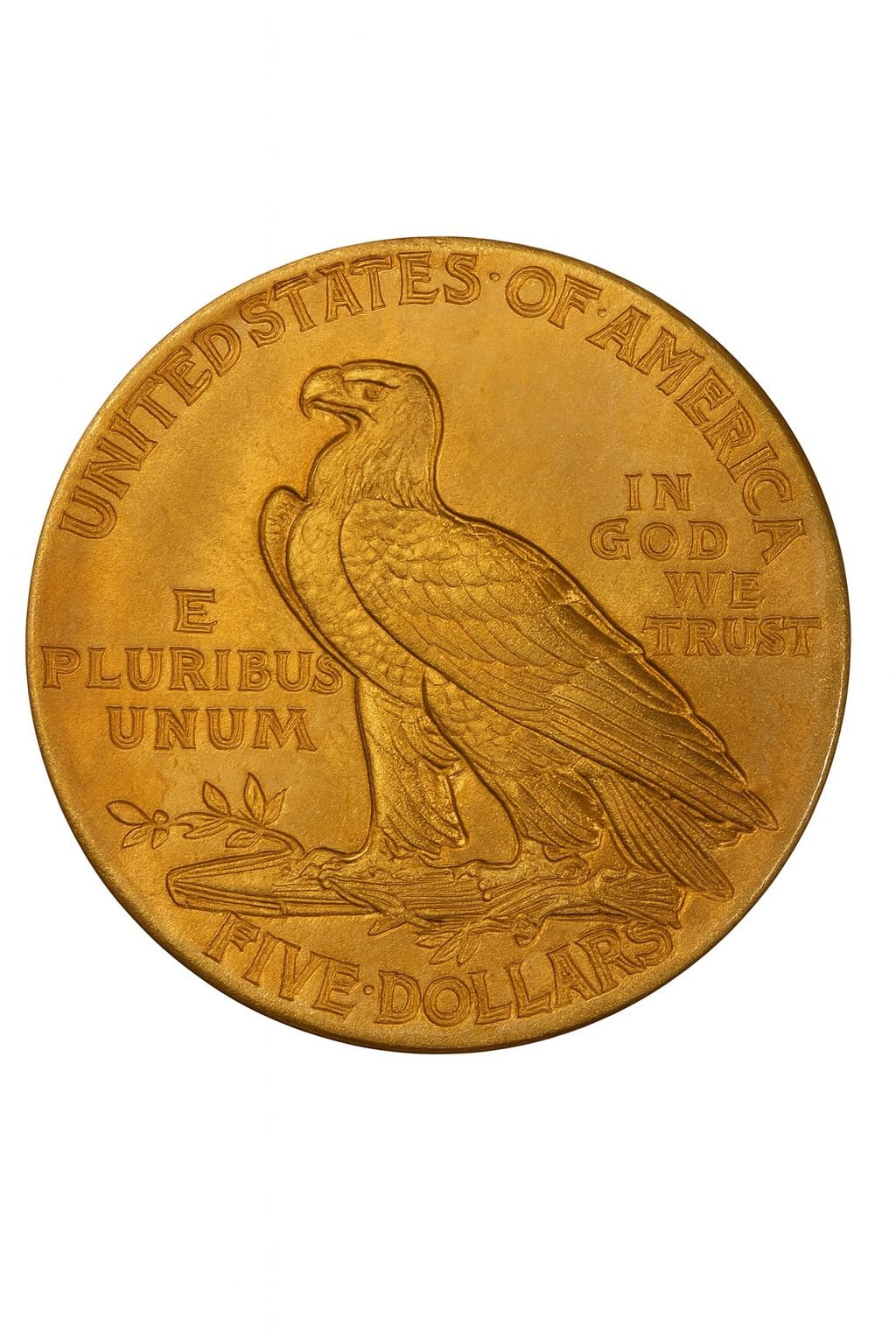 Pre-33 $5 Indian Gold Eagle Coin AU Grade - Image 2
