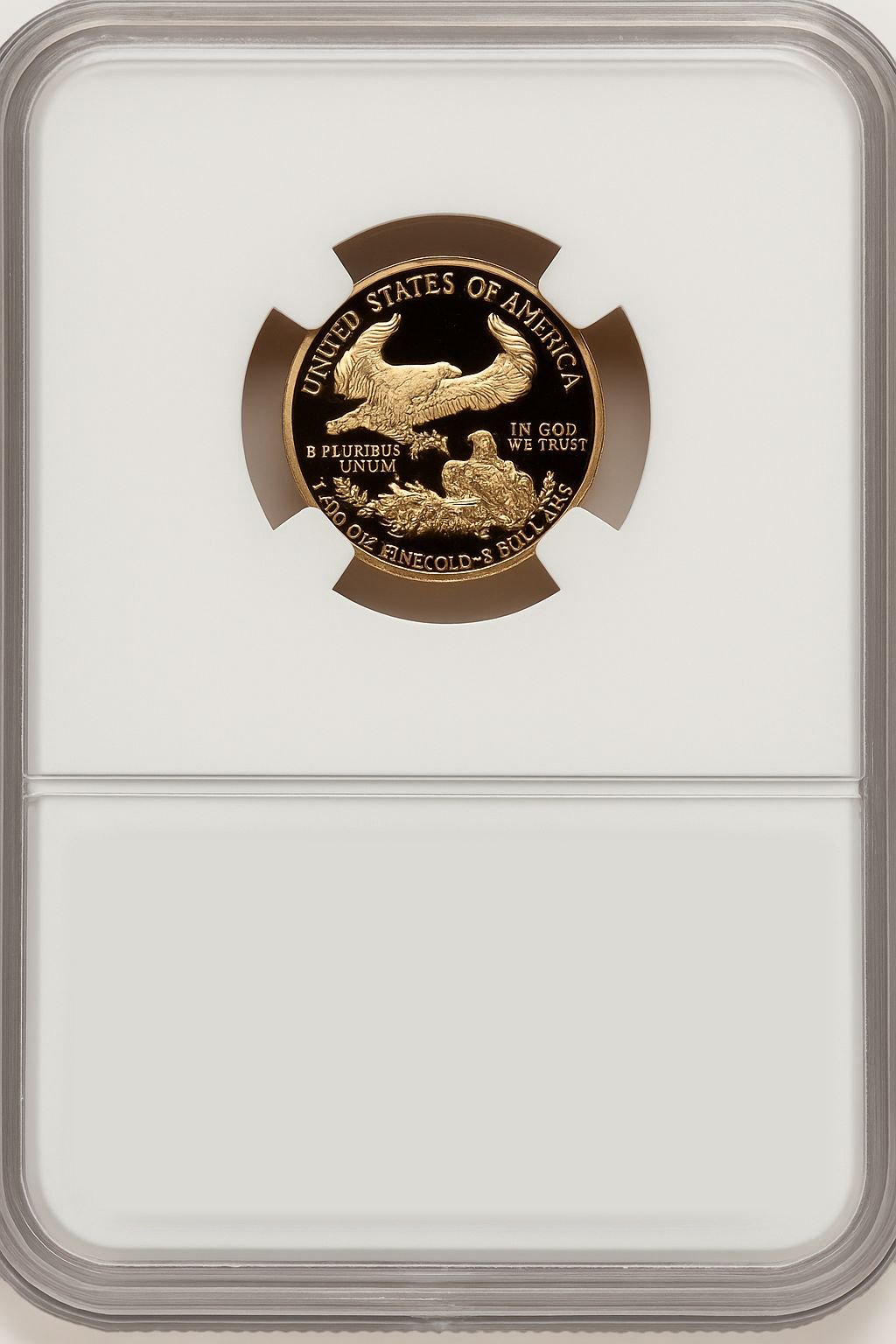 2003-W $10 Quarter-Ounce Gold Eagle John Mercanti NGC PF70 - Image 2
